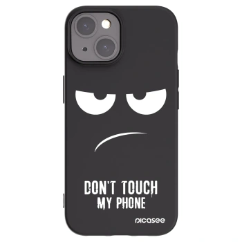 Picasee fekete szilikon tok az alábbi mobiltelefonokra Apple iPhone 15 - Don't Touch My Phone