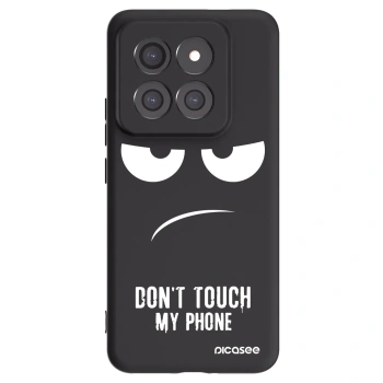 Picasee fekete szilikon tok az alábbi mobiltelefonokra Xiaomi 14 Pro - Don't Touch My Phone