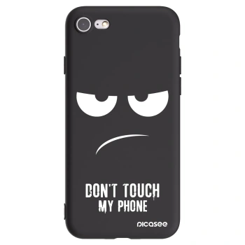 Picasee fekete szilikon tok az alábbi mobiltelefonokra Apple iPhone 8 - Don't Touch My Phone