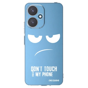 Picasee átlátszó szilikon tok az alábbi mobiltelefonokra Xiaomi Redmi 13C 5G - Don't Touch My Phone