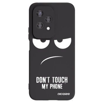 Picasee fekete szilikon tok az alábbi mobiltelefonokra Honor 200 Lite - Don't Touch My Phone