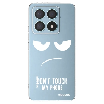 Picasee átlátszó szilikon tok az alábbi mobiltelefonokra Xiaomi 14T Pro - Don't Touch My Phone