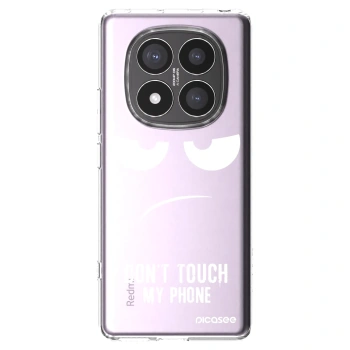 Picasee átlátszó szilikon tok az alábbi mobiltelefonokra Xiaomi Redmi Note 14 Pro+ 5G - Don't Touch My Phone