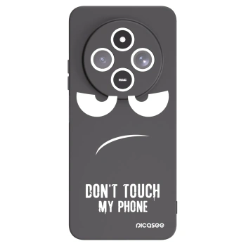 Picasee fekete szilikon tok az alábbi mobiltelefonokra Xiaomi Redmi 14C - Don't Touch My Phone