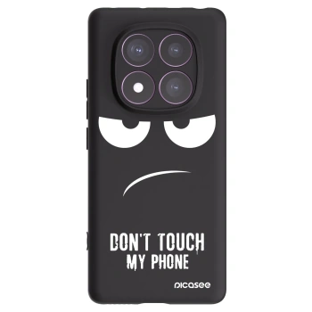 Picasee fekete szilikon tok az alábbi mobiltelefonokra Xiaomi Redmi Note 14 Pro 4G - Don't Touch My Phone