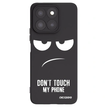 Picasee fekete szilikon tok az alábbi mobiltelefonokra Honor X8c - Don't Touch My Phone