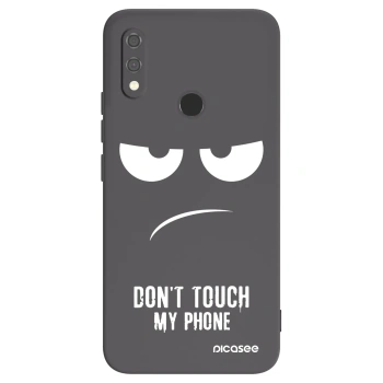 Picasee fekete szilikon tok az alábbi mobiltelefonokra Xiaomi Redmi Note 7 - Don't Touch My Phone