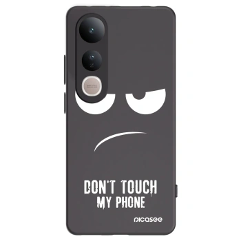Picasee fekete szilikon tok az alábbi mobiltelefonokra Vivo V50 Lite 5G - Don't Touch My Phone