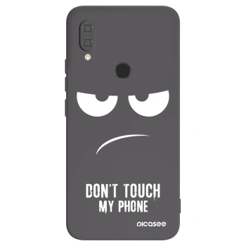 Picasee fekete szilikon tok az alábbi mobiltelefonokra Xiaomi Redmi 7 - Don't Touch My Phone