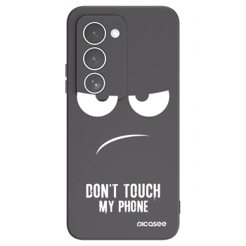 Picasee fekete szilikon tok az alábbi mobiltelefonokra Xiaomi Redmi 15 5G - Don't Touch My Phone