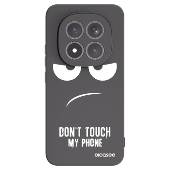 Picasee fekete szilikon tok az alábbi mobiltelefonokra Xiaomi Redmi Note 15 Pro+ - Don't Touch My Phone