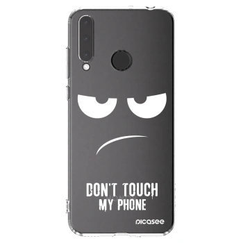 Picasee átlátszó szilikon tok az alábbi mobiltelefonokra Honor 20 Lite - Don't Touch My Phone