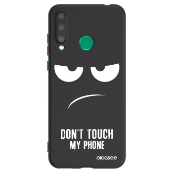 Picasee fekete szilikon tok az alábbi mobiltelefonokra Honor 20 Lite - Don't Touch My Phone