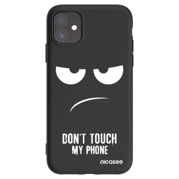 Picasee fekete szilikon tok az alábbi mobiltelefonokra Apple iPhone 11 - Don't Touch My Phone