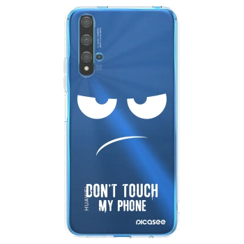 Picasee átlátszó szilikon tok az alábbi mobiltelefonokra Huawei Nova 5T - Don't Touch My Phone