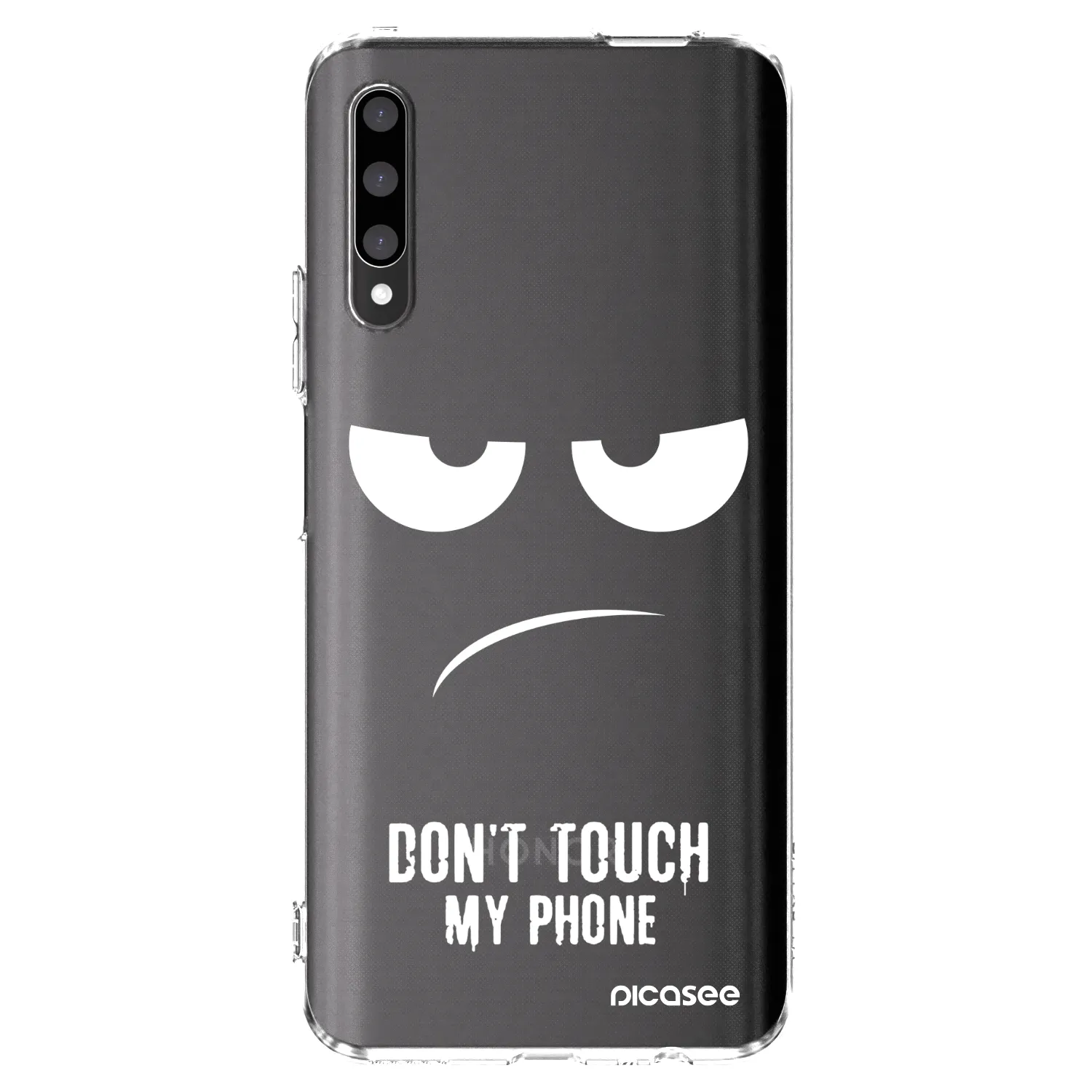 Picasee átlátszó szilikon tok az alábbi mobiltelefonokra Honor 9X Pro - Don't Touch My Phone