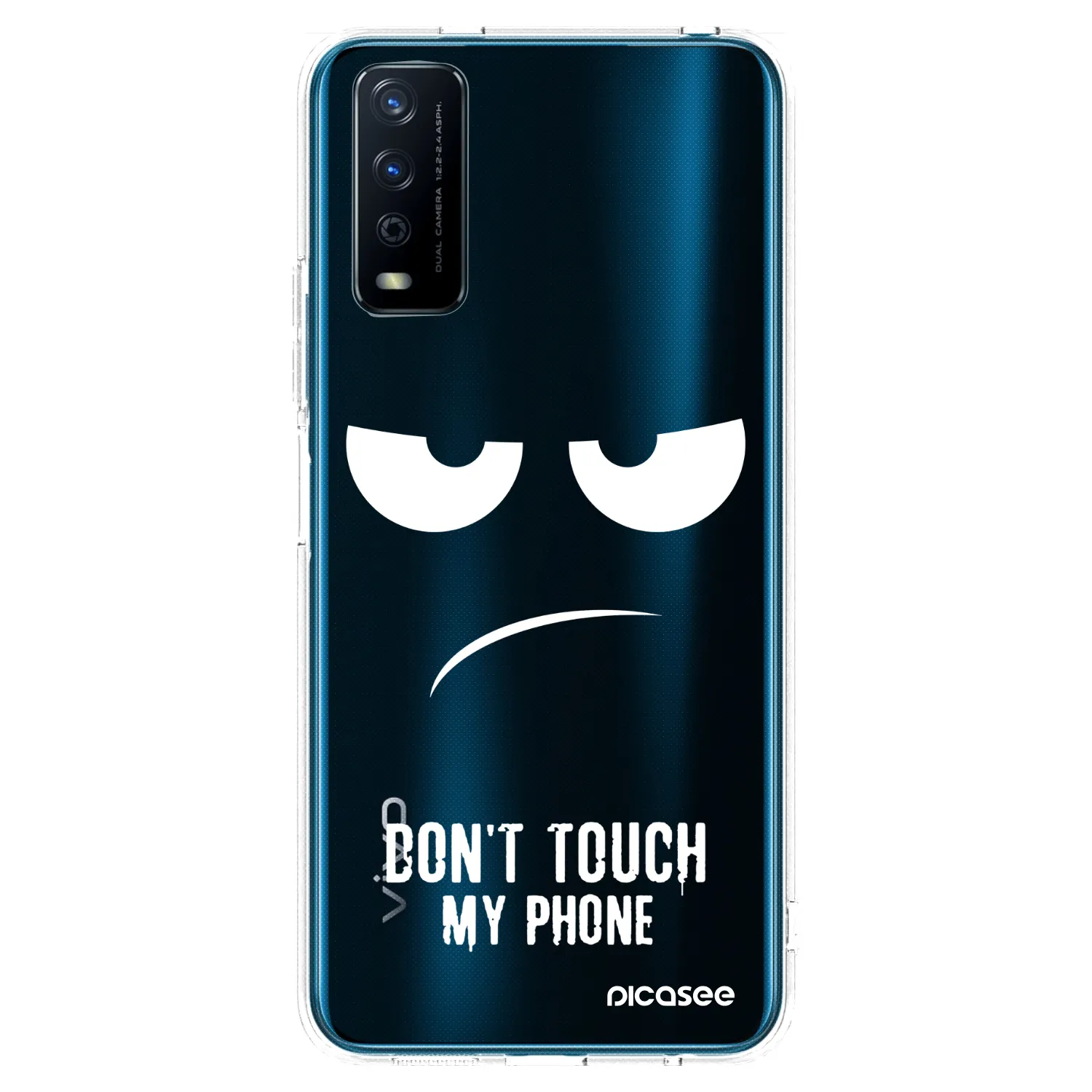 Picasee átlátszó szilikon tok az alábbi mobiltelefonokra Vivo Y11s - Don't Touch My Phone