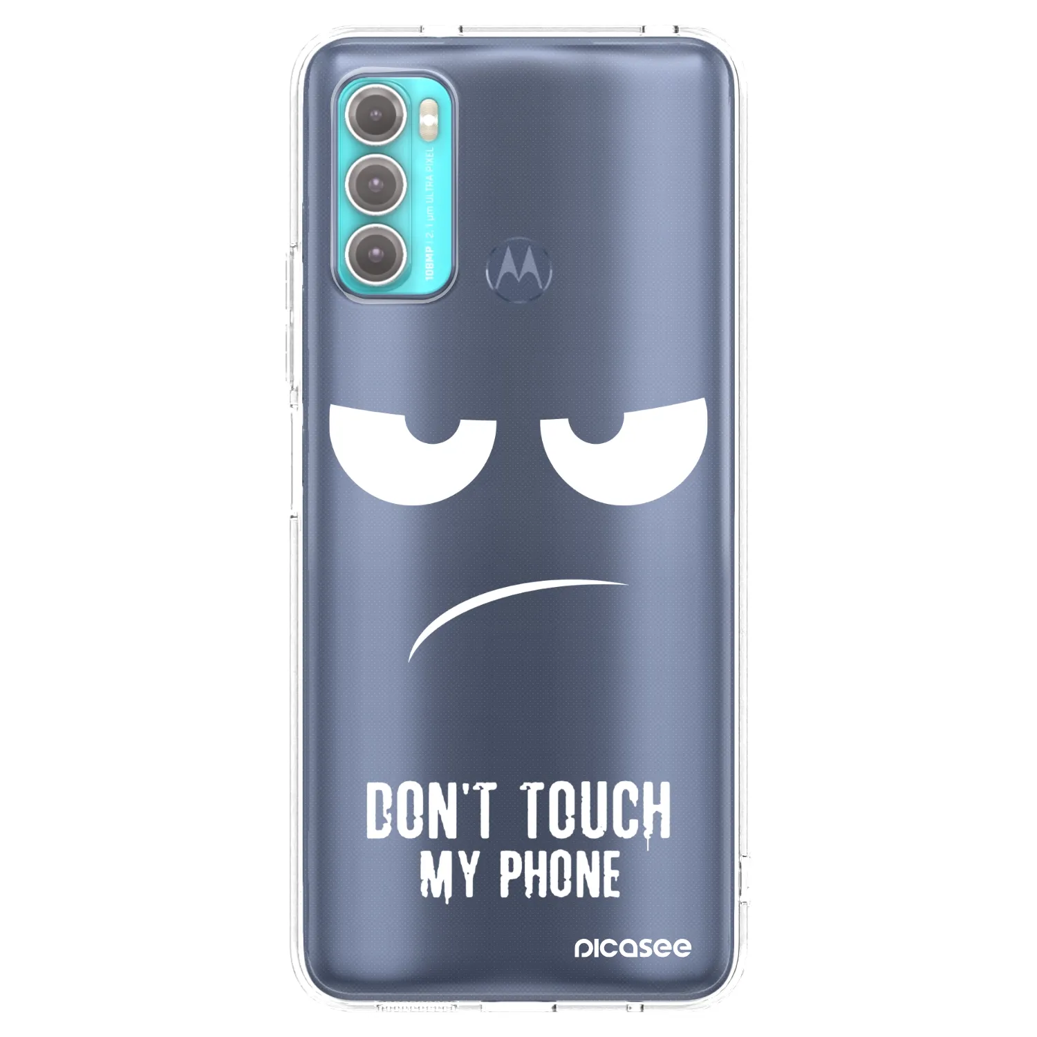 Picasee átlátszó szilikon tok az alábbi mobiltelefonokra Motorola Moto G60 - Don't Touch My Phone