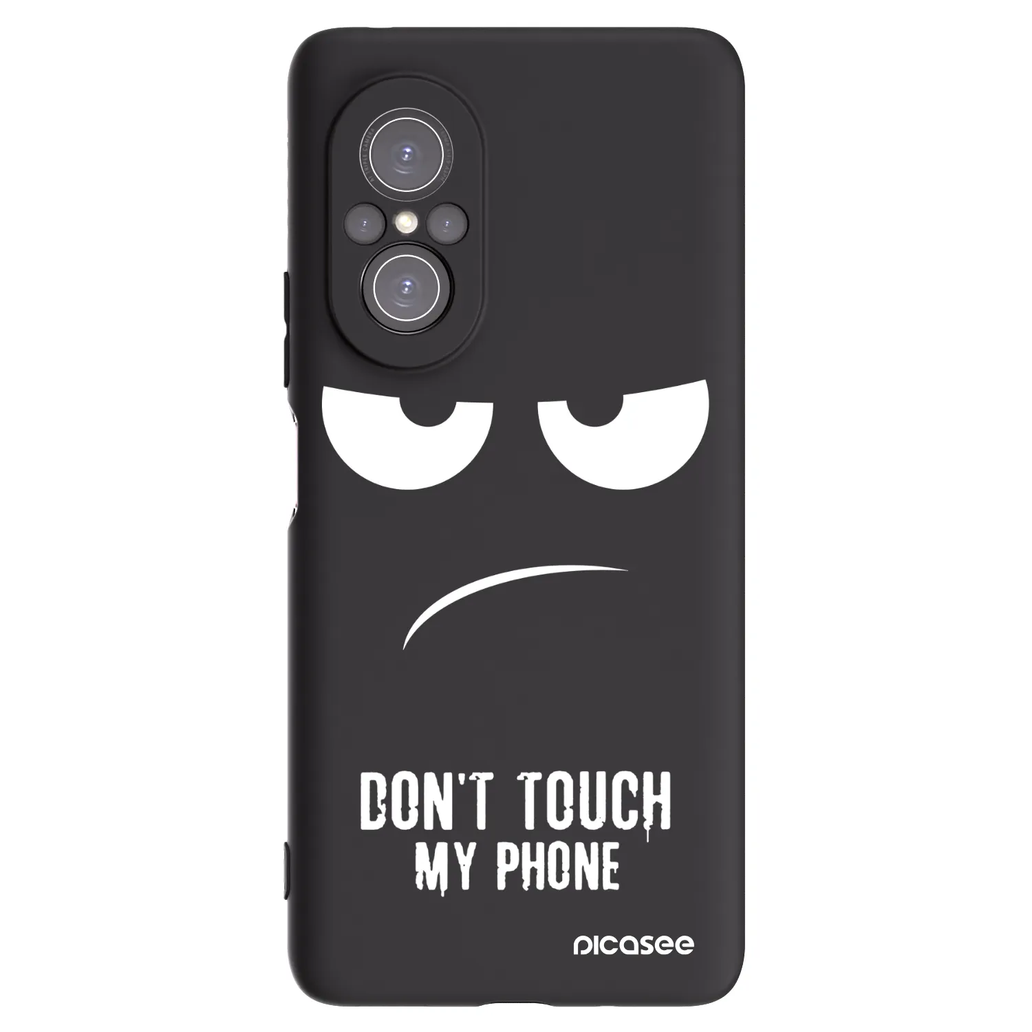 Picasee fekete szilikon tok az alábbi mobiltelefonokra Huawei Nova 9 SE - Don't Touch My Phone