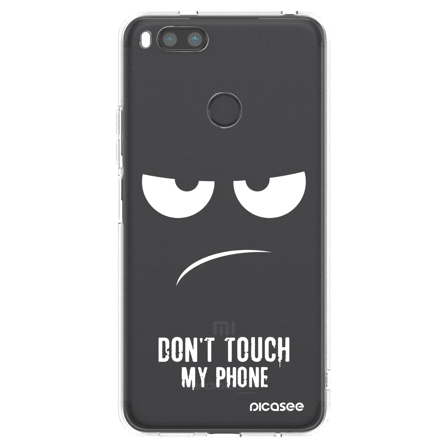 Picasee átlátszó szilikon tok az alábbi mobiltelefonokra Xiaomi Redmi A1 - Don't Touch My Phone