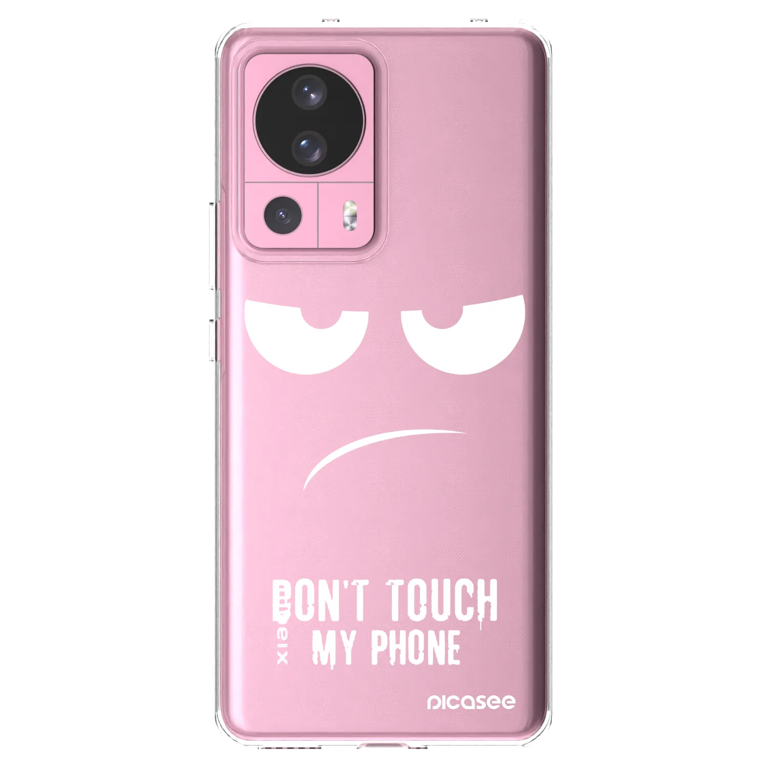 Picasee átlátszó szilikon tok az alábbi mobiltelefonokra Xiaomi 13 Lite - Don't Touch My Phone