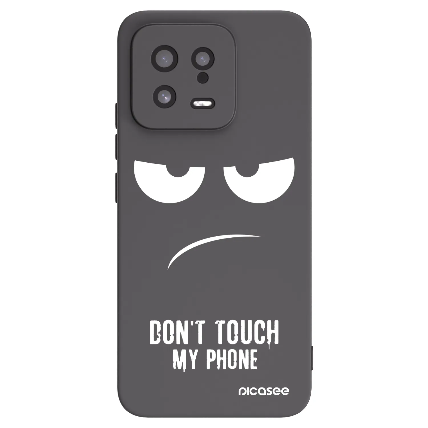 Picasee fekete szilikon tok az alábbi mobiltelefonokra Xiaomi 13 - Don't Touch My Phone