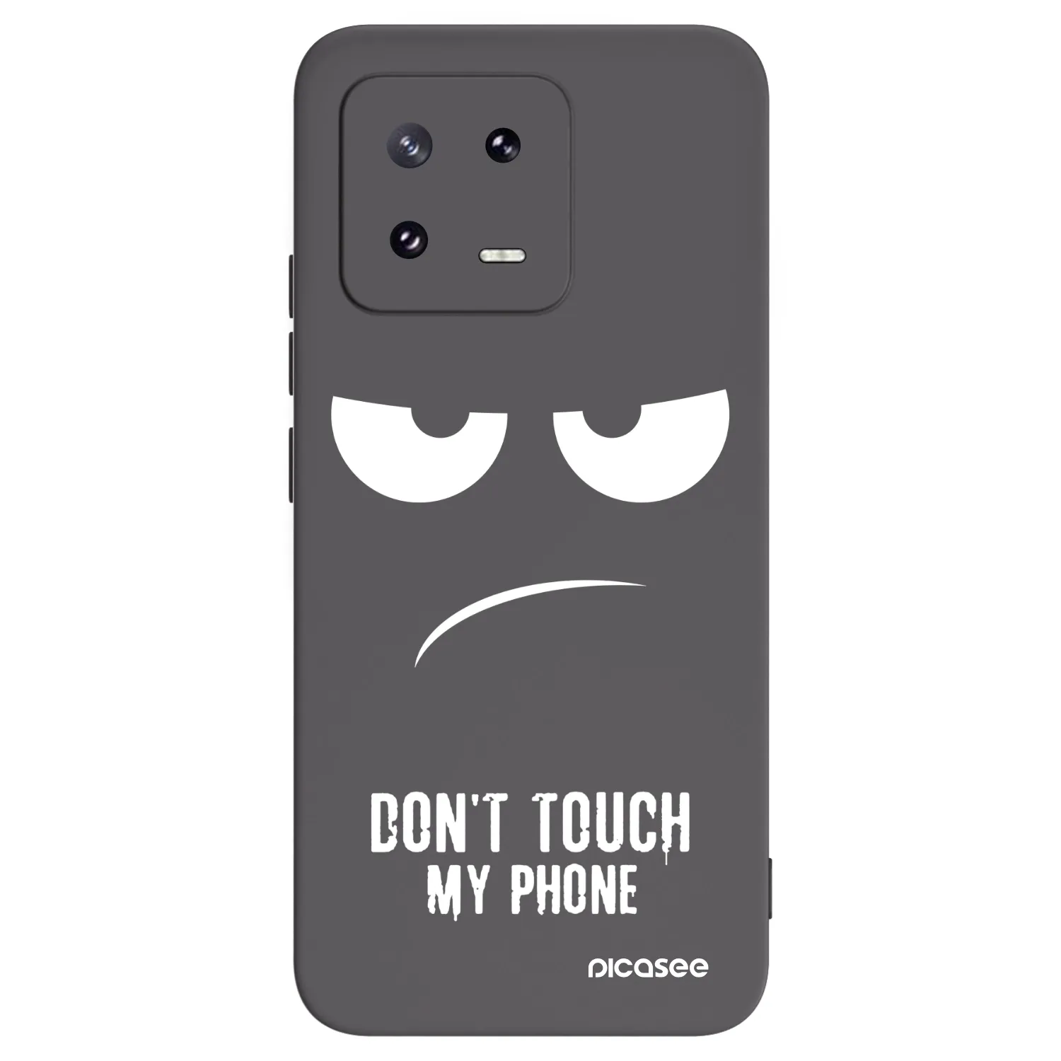 Picasee fekete szilikon tok az alábbi mobiltelefonokra Xiaomi 13 Pro - Don't Touch My Phone