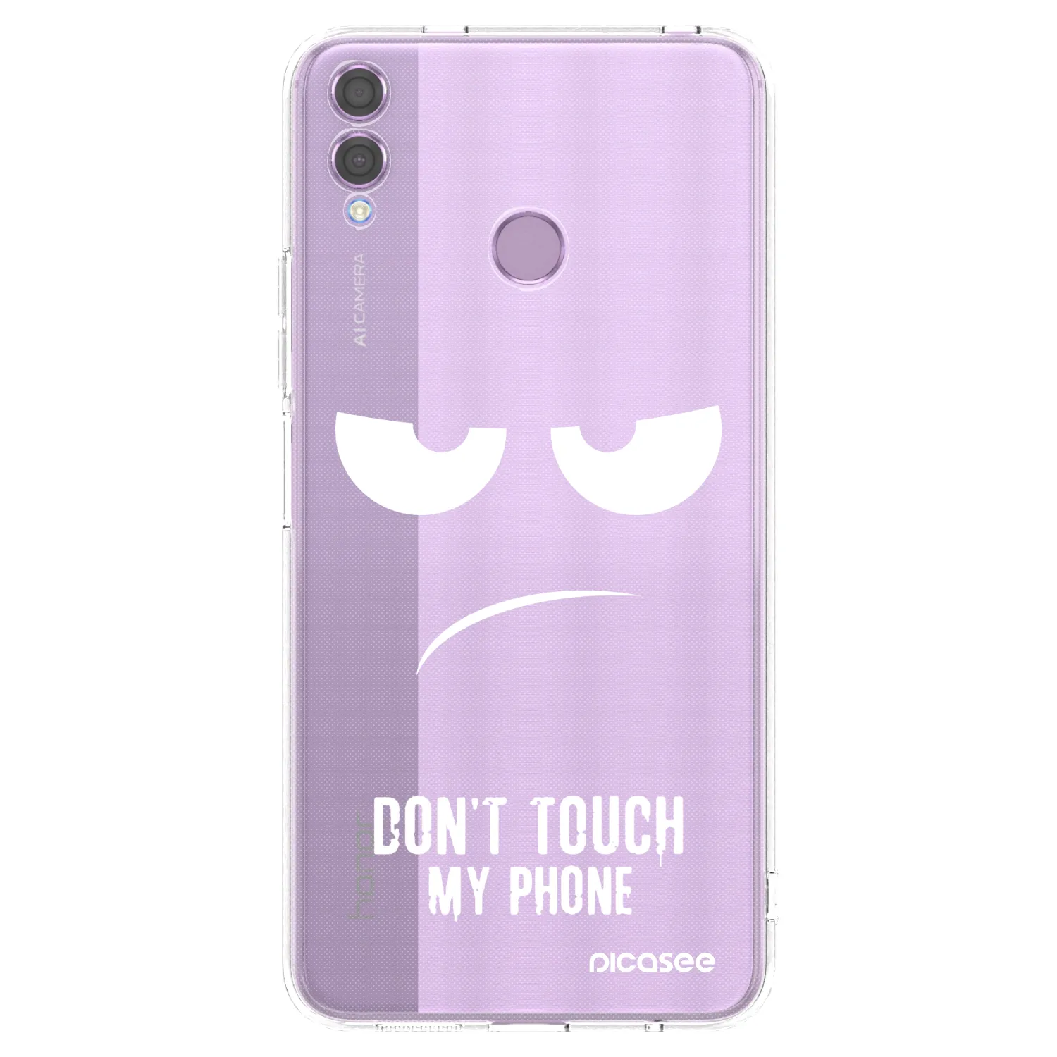 Picasee átlátszó szilikon tok az alábbi mobiltelefonokra Honor 8X - Don't Touch My Phone