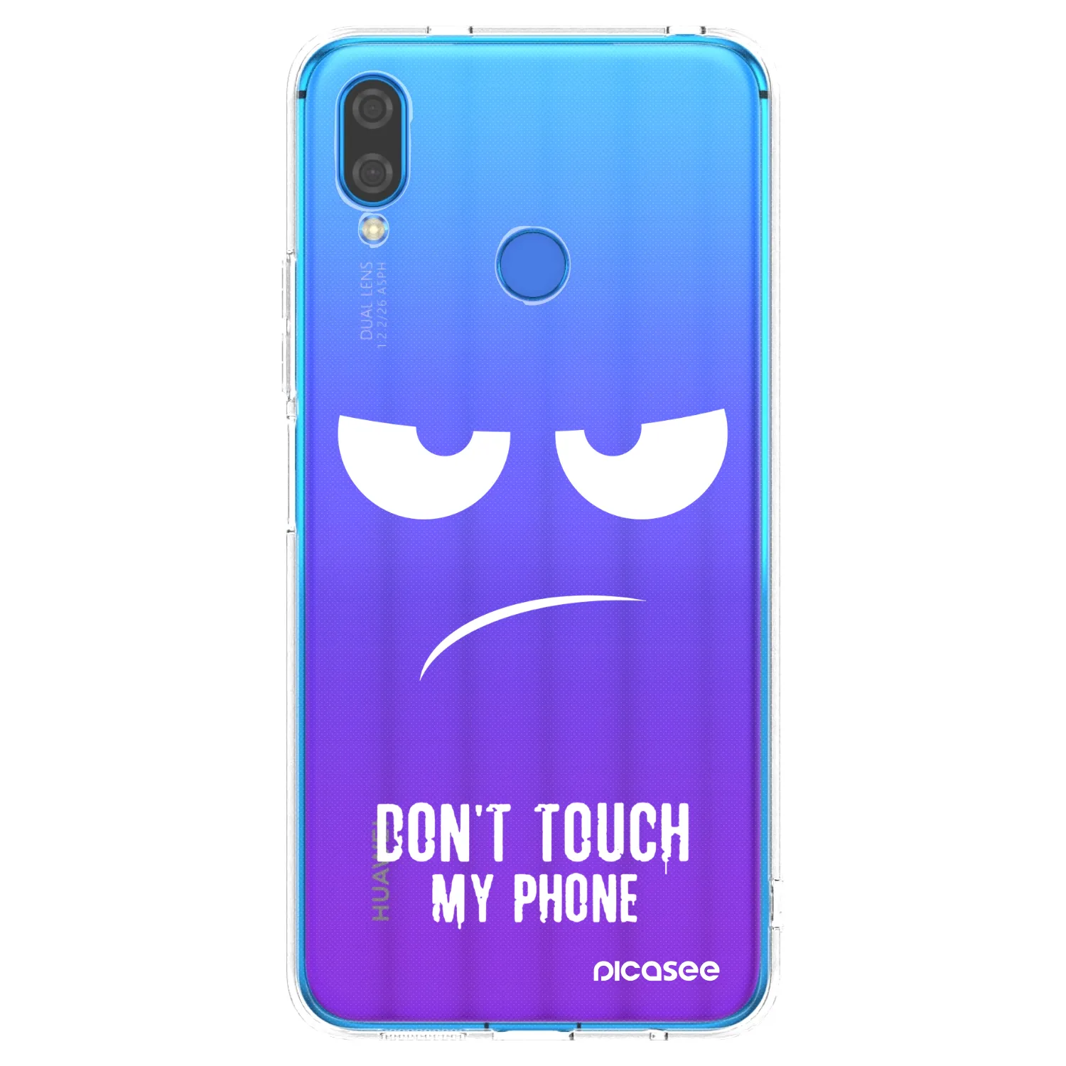 Picasee átlátszó szilikon tok az alábbi mobiltelefonokra Huawei Nova 3i - Don't Touch My Phone