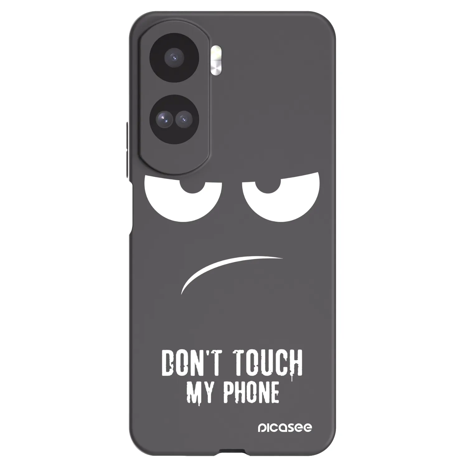 Picasee fekete szilikon tok az alábbi mobiltelefonokra Honor 90 Lite 5G - Don't Touch My Phone