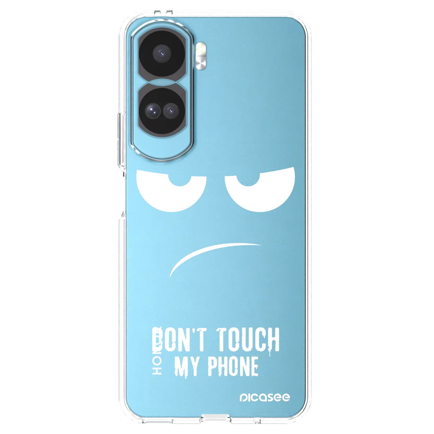Picasee átlátszó szilikon tok az alábbi mobiltelefonokra Honor 90 Lite 5G - Don't Touch My Phone