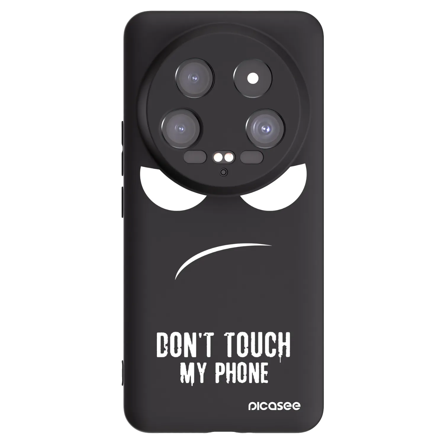 Picasee fekete szilikon tok az alábbi mobiltelefonokra Xiaomi 14 Ultra - Don't Touch My Phone