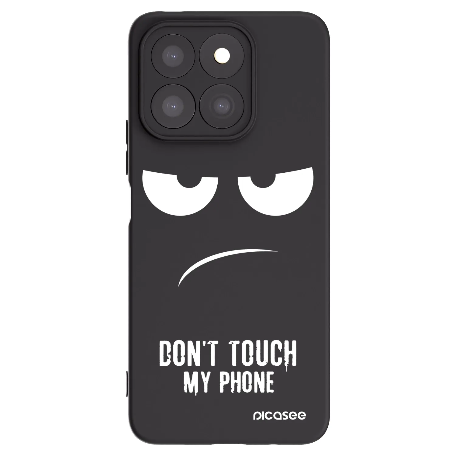 Picasee fekete szilikon tok az alábbi mobiltelefonokra Honor X8b - Don't Touch My Phone