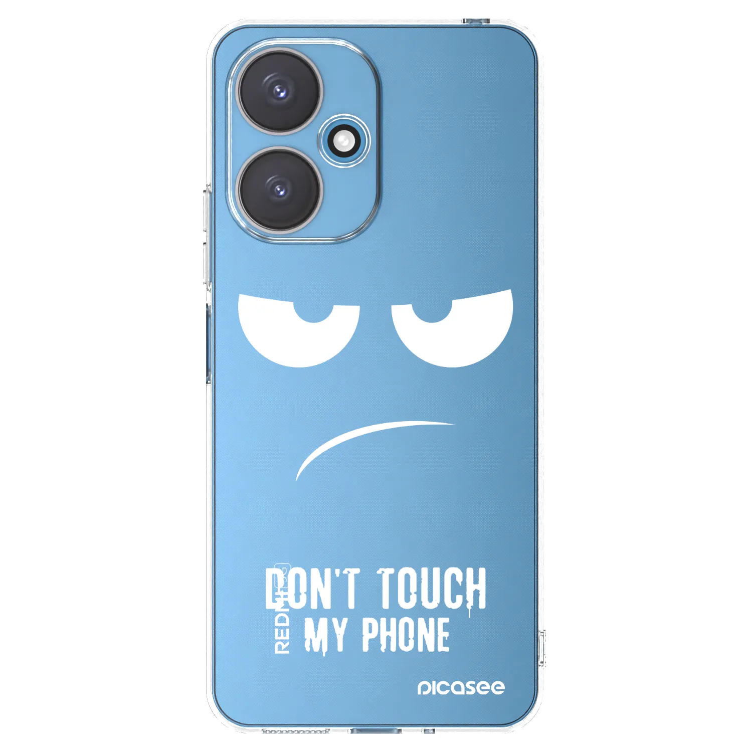 Picasee átlátszó szilikon tok az alábbi mobiltelefonokra Xiaomi Redmi 13C 5G - Don't Touch My Phone