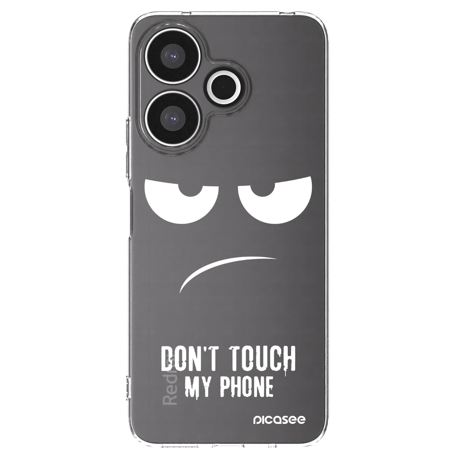 Picasee átlátszó szilikon tok az alábbi mobiltelefonokra Xiaomi Redmi 13 4G - Don't Touch My Phone