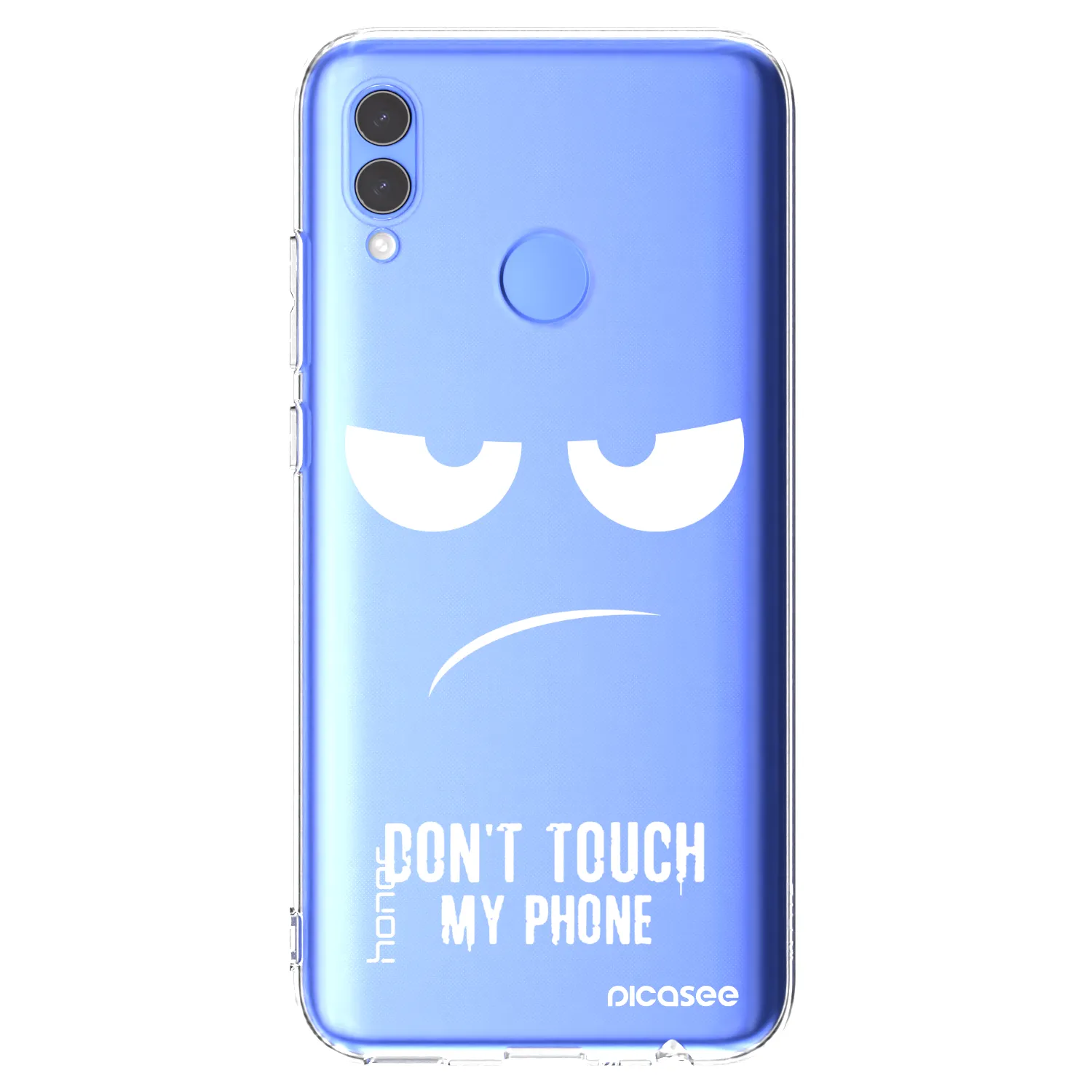 Picasee átlátszó szilikon tok az alábbi mobiltelefonokra Honor 10 Lite - Don't Touch My Phone