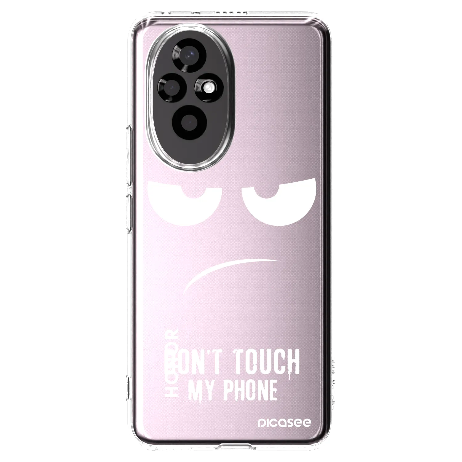 Picasee átlátszó szilikon tok az alábbi mobiltelefonokra Honor 200 Pro 5G - Don't Touch My Phone