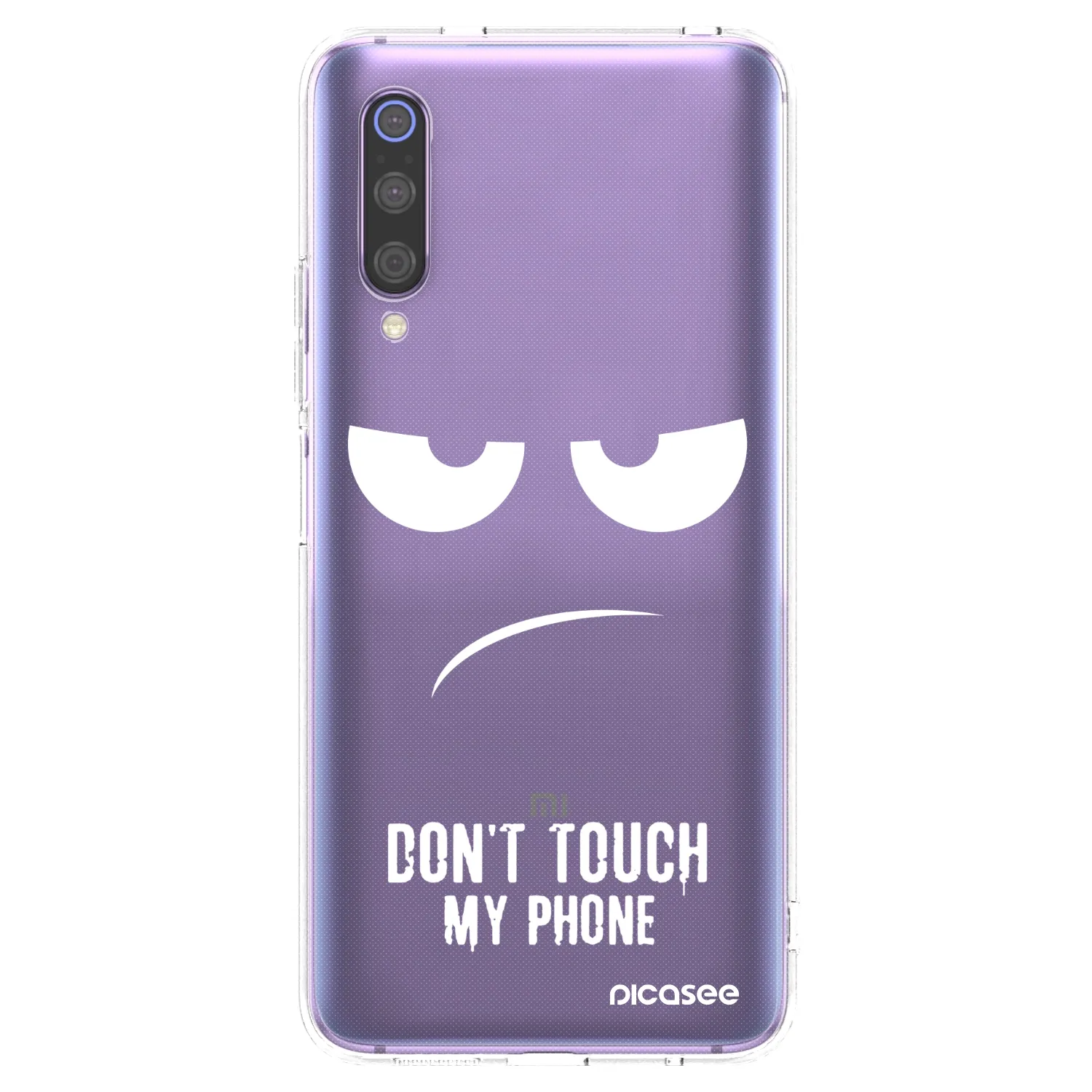 Picasee átlátszó szilikon tok az alábbi mobiltelefonokra Xiaomi Mi 9 - Don't Touch My Phone