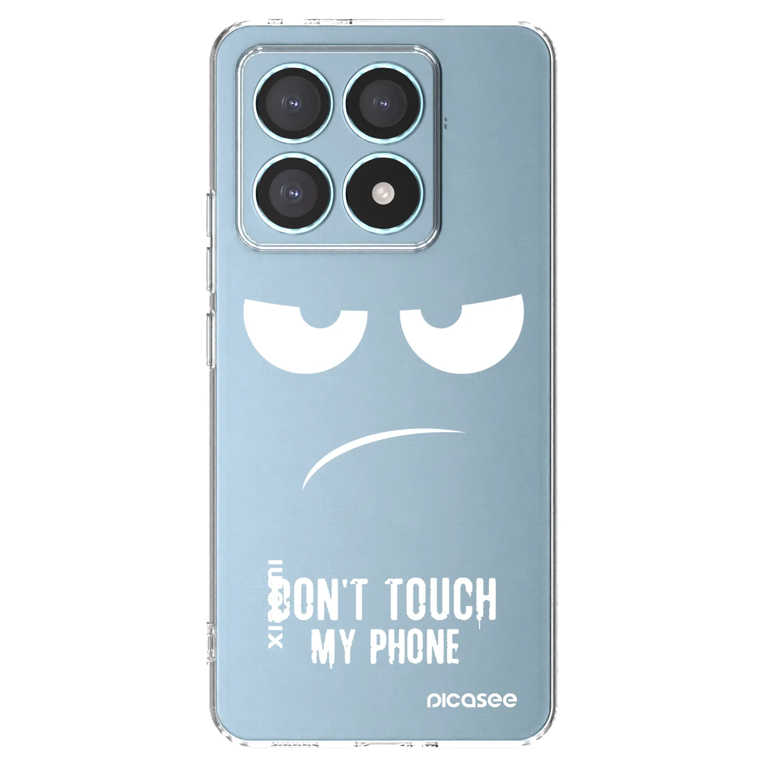 Picasee átlátszó szilikon tok az alábbi mobiltelefonokra Xiaomi 14T Pro - Don't Touch My Phone