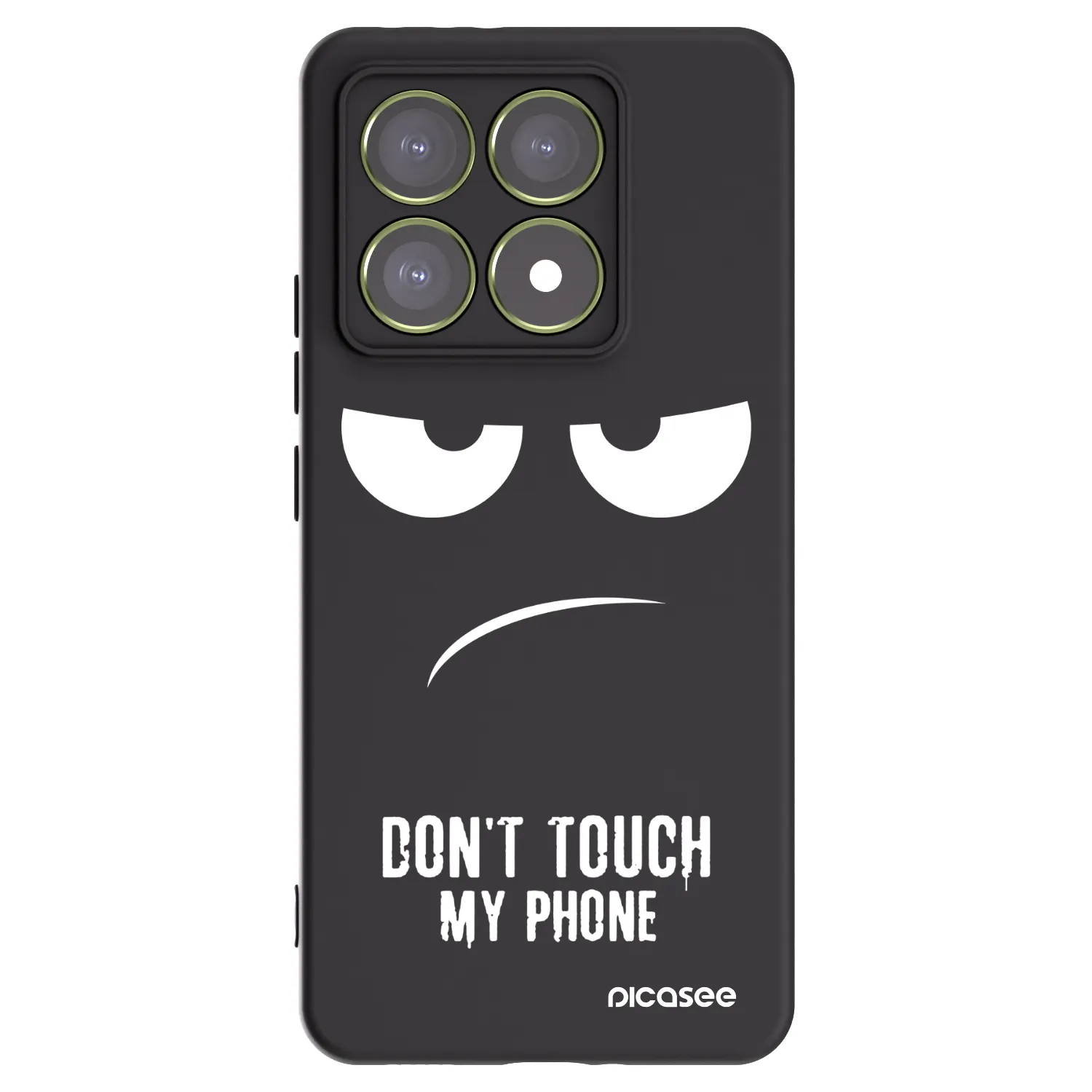 Picasee fekete szilikon tok az alábbi mobiltelefonokra Xiaomi 14T - Don't Touch My Phone