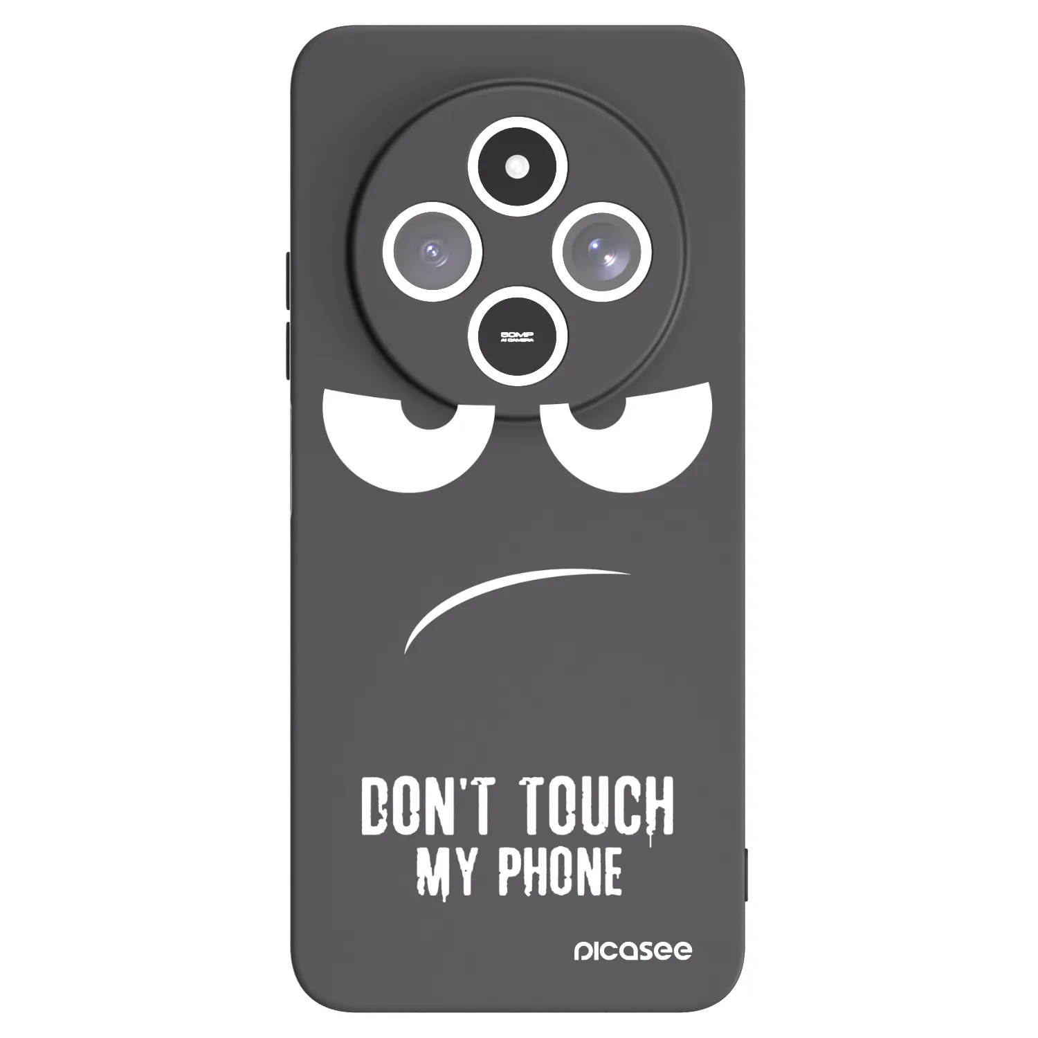 Picasee fekete szilikon tok az alábbi mobiltelefonokra Xiaomi Redmi 14C - Don't Touch My Phone