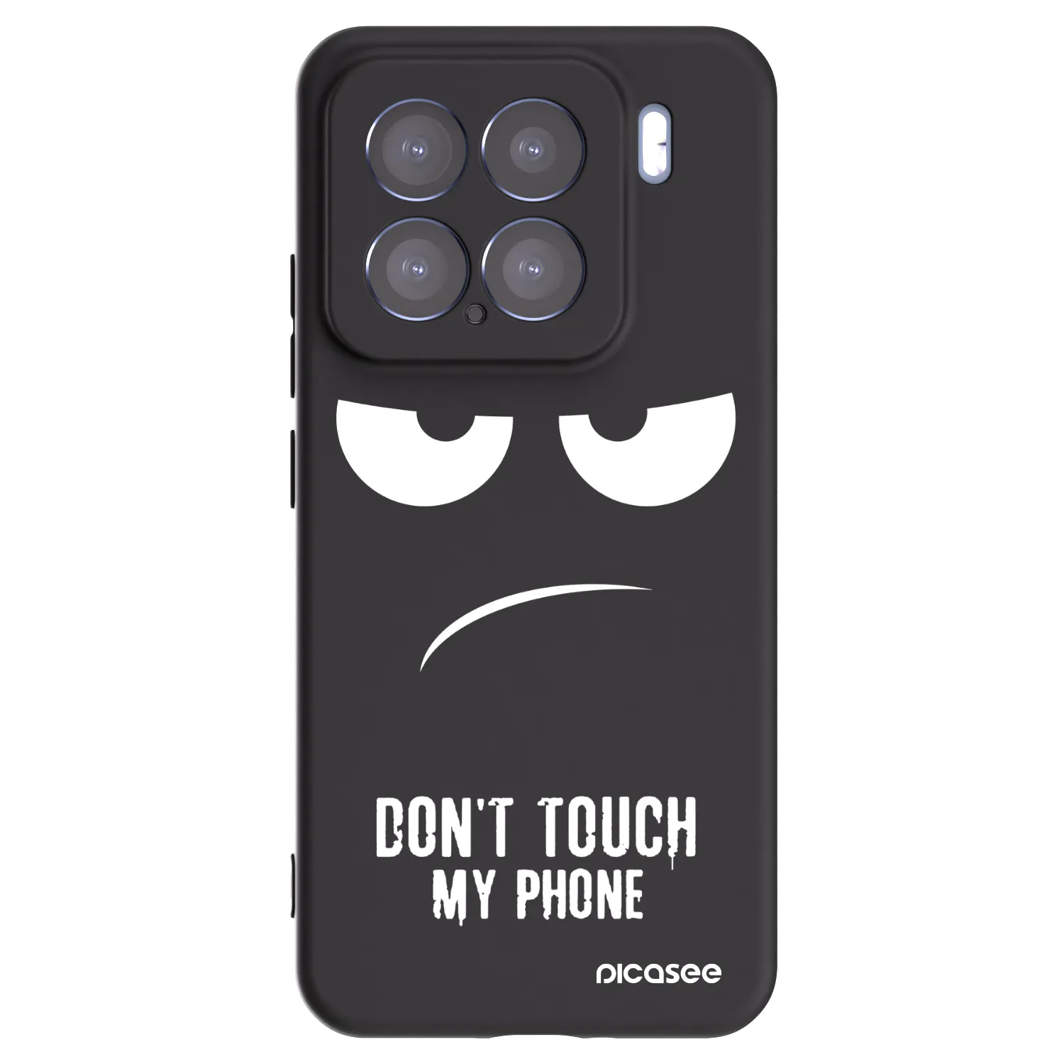 Picasee fekete szilikon tok az alábbi mobiltelefonokra Xiaomi 15 - Don't Touch My Phone
