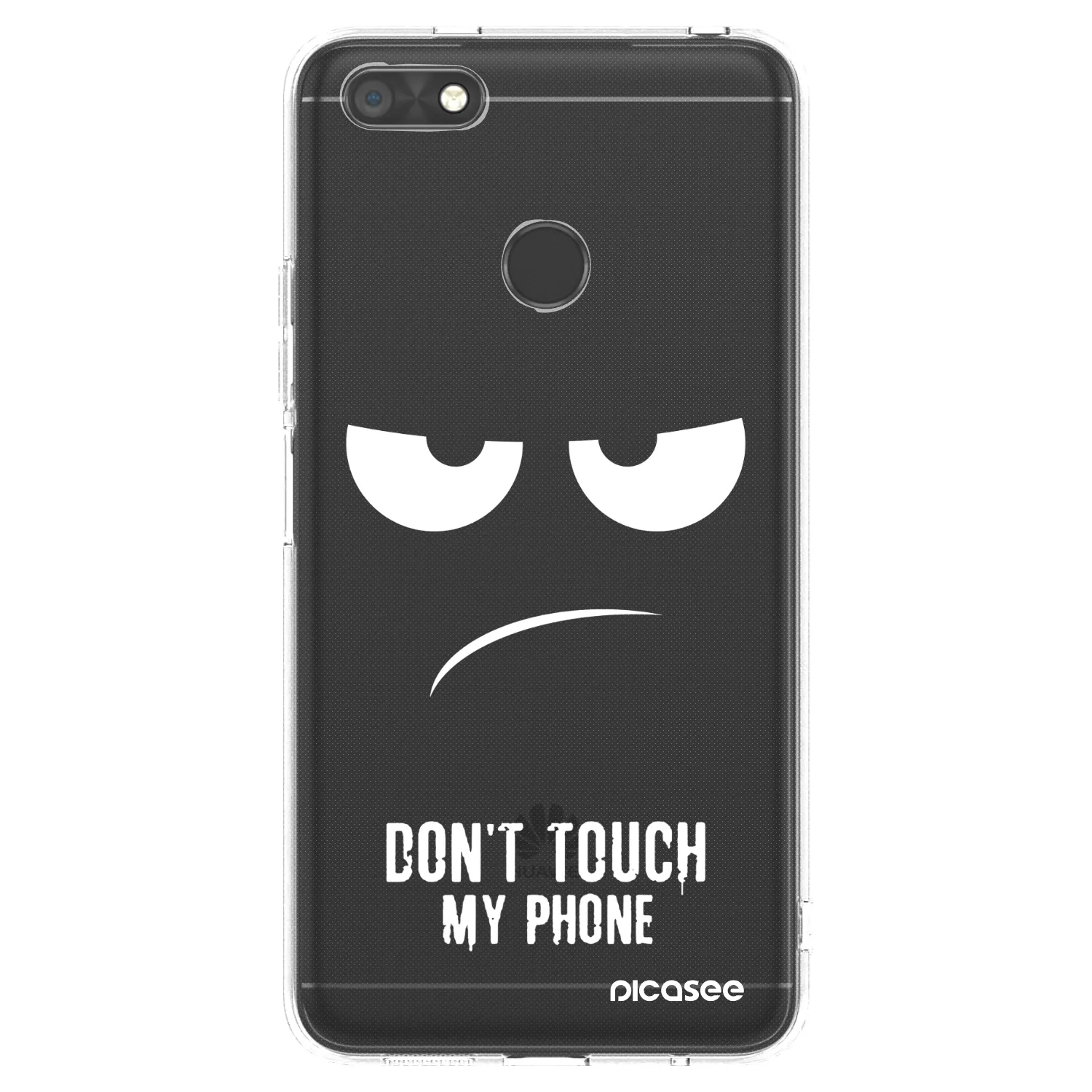 Picasee átlátszó szilikon tok az alábbi mobiltelefonokra Huawei P9 Lite Mini - Don't Touch My Phone