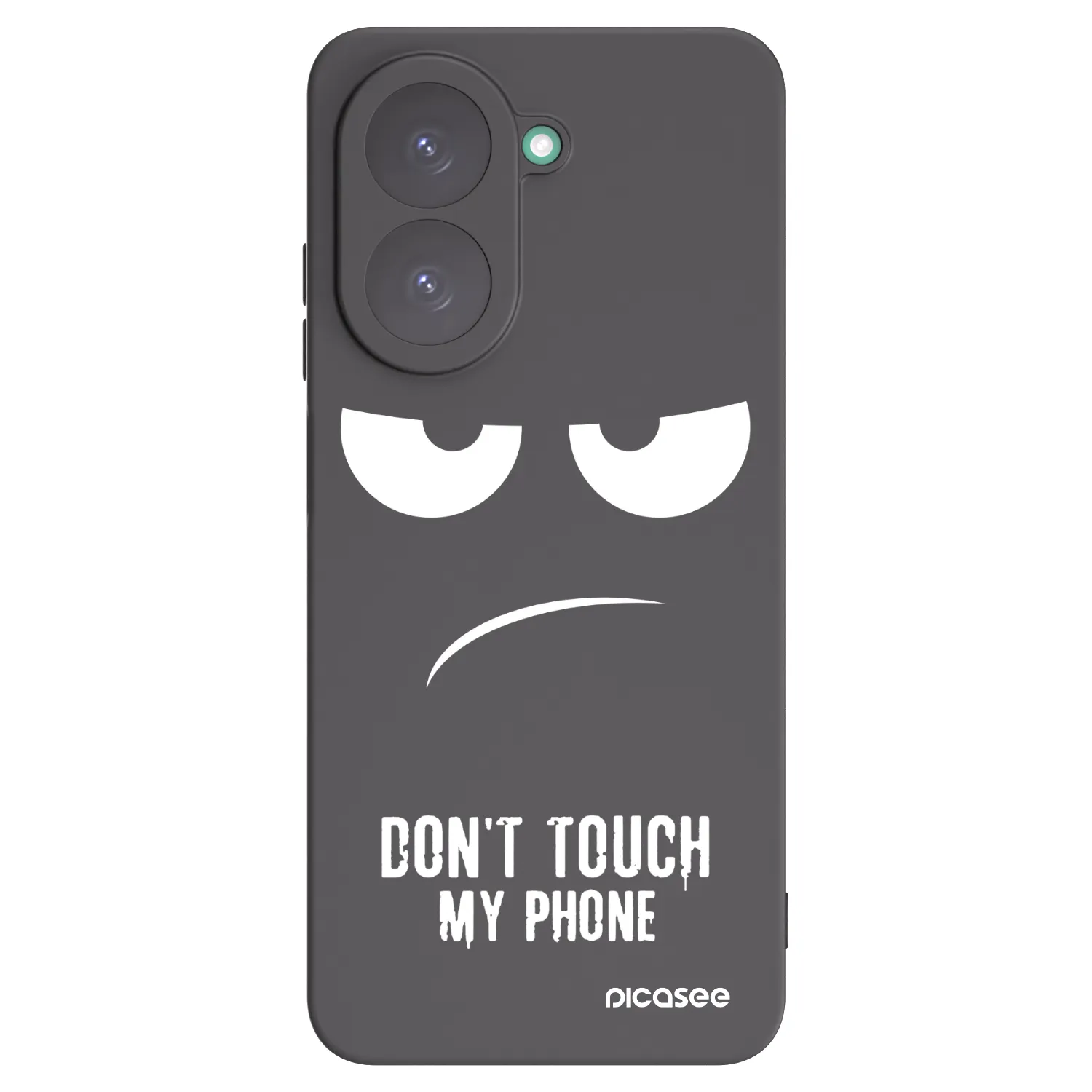 Picasee fekete szilikon tok az alábbi mobiltelefonokra Xiaomi Redmi A5 - Don't Touch My Phone