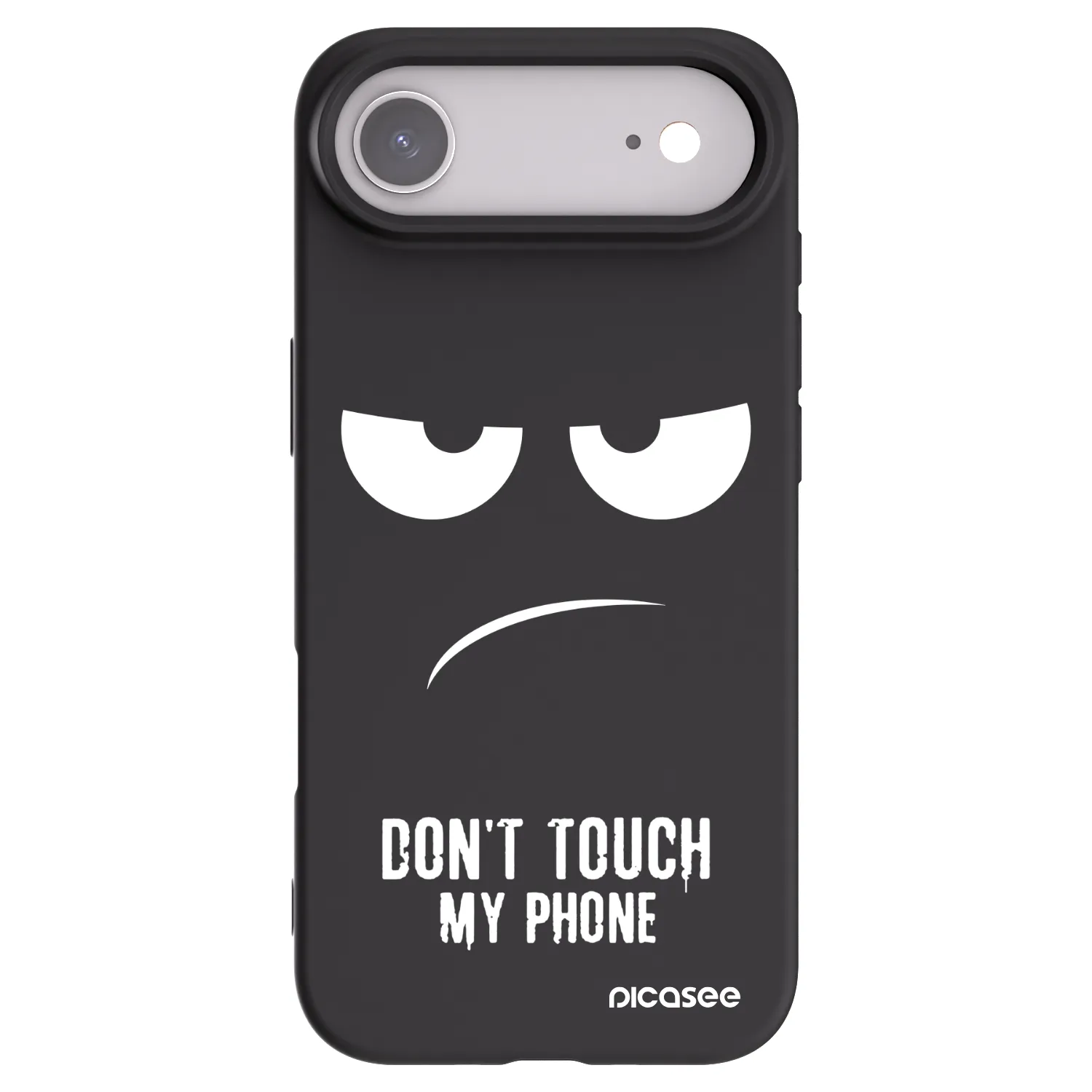 Picasee fekete szilikon tok az alábbi mobiltelefonokra Apple iPhone Air - Don't Touch My Phone