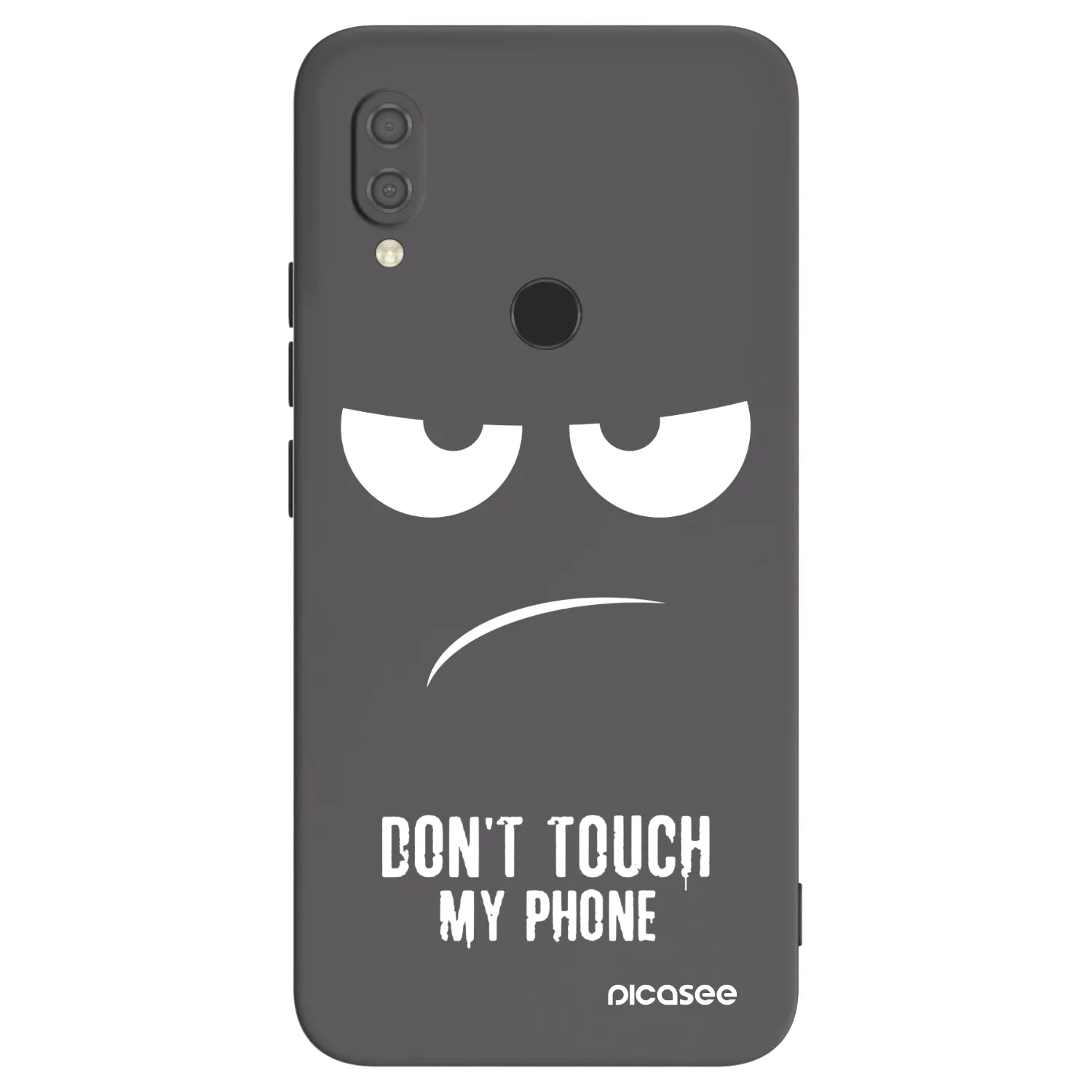 Picasee fekete szilikon tok az alábbi mobiltelefonokra Xiaomi Redmi 7 - Don't Touch My Phone