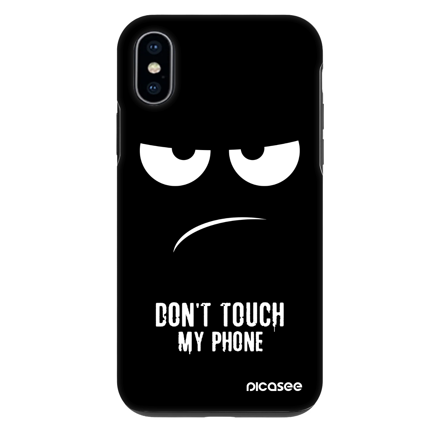 Picasee Fashion Case Apple iPhone X/XS - Don't Touch My Phone