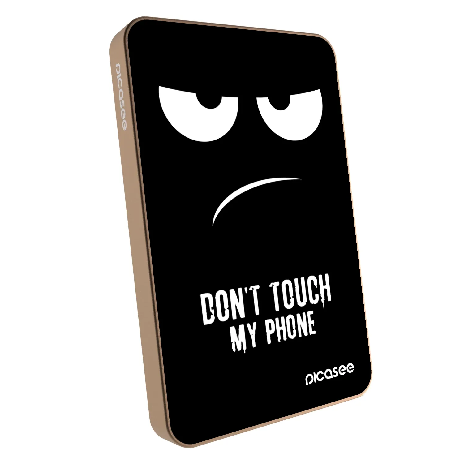 Picasee Powerbank MagSafe 5 000 mAh Aranysárga - Don't Touch My Phone