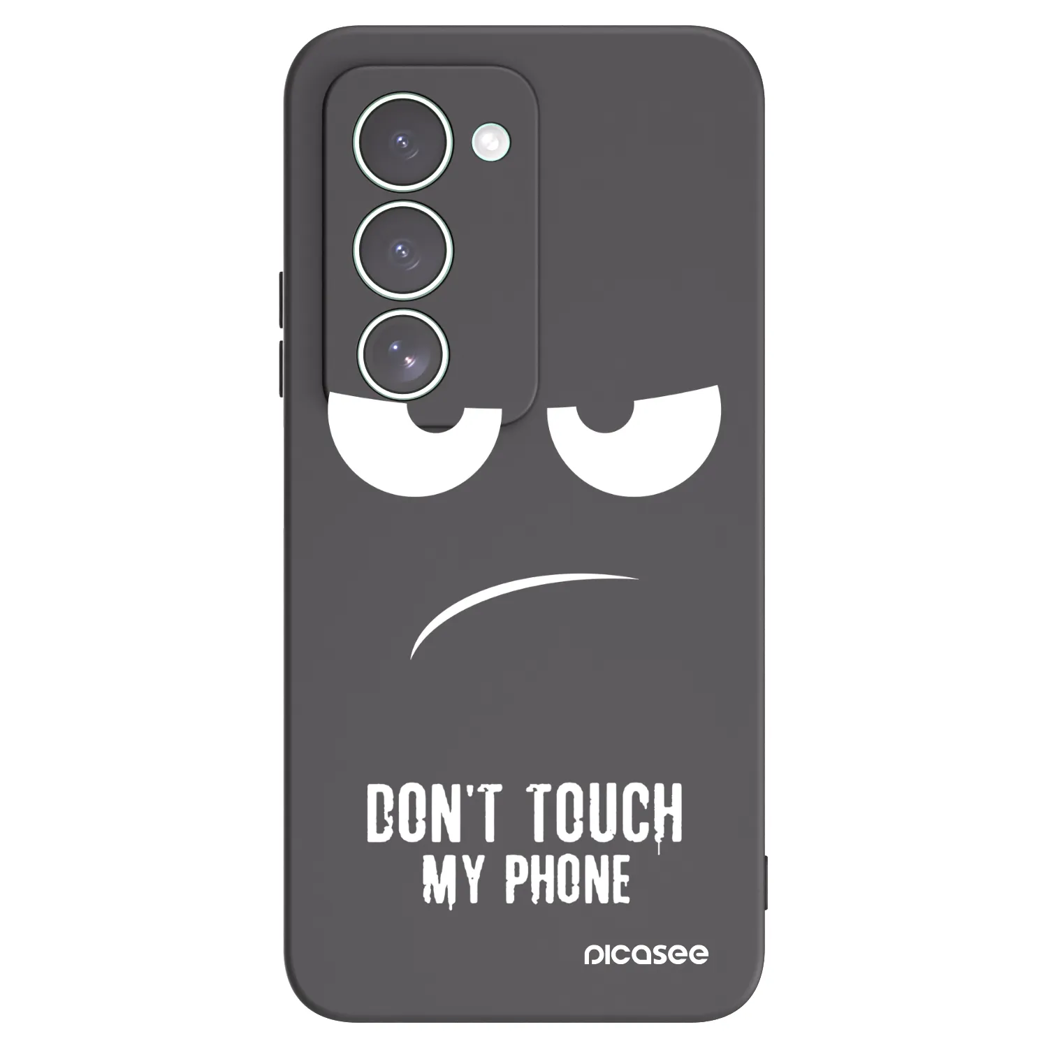 Picasee fekete szilikon tok az alábbi mobiltelefonokra Xiaomi Redmi 15 5G - Don't Touch My Phone