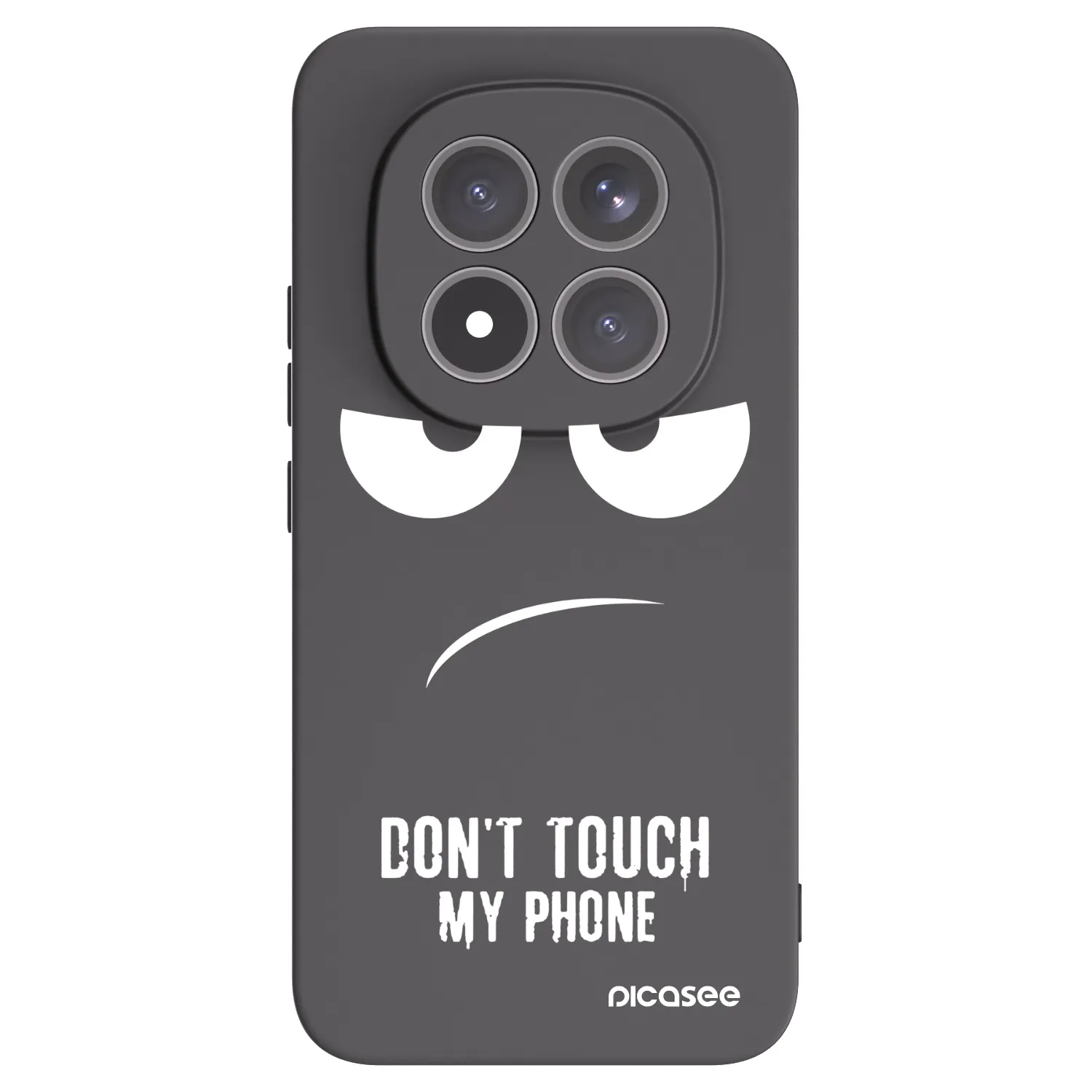 Picasee fekete szilikon tok az alábbi mobiltelefonokra Xiaomi Redmi Note 15 Pro+ - Don't Touch My Phone